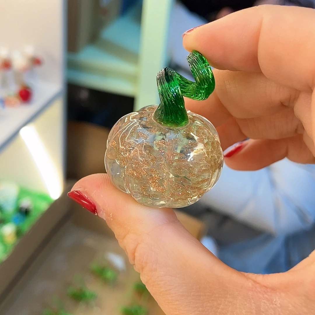 琉璃手工艺品金色南瓜
