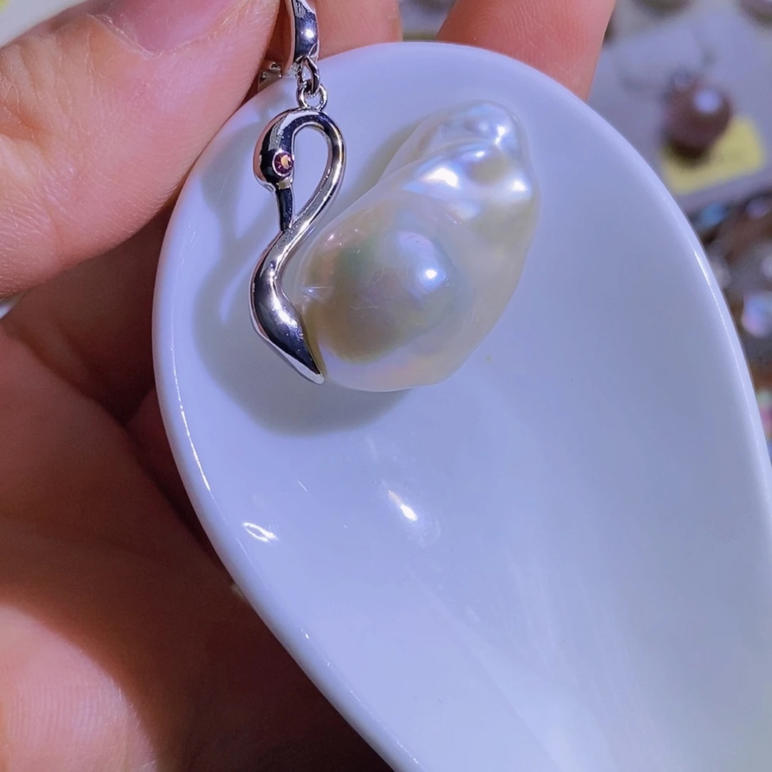 淡水珍珠天然淡水珍珠（微瑕）合金