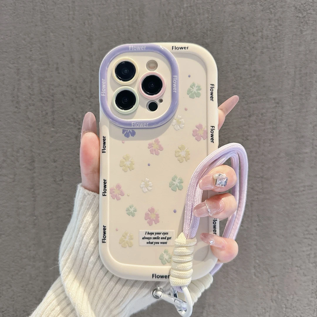卡通花朵（适用于苹果/华为/OPPO/VIVO/小米）全包防摔泡芙手机壳