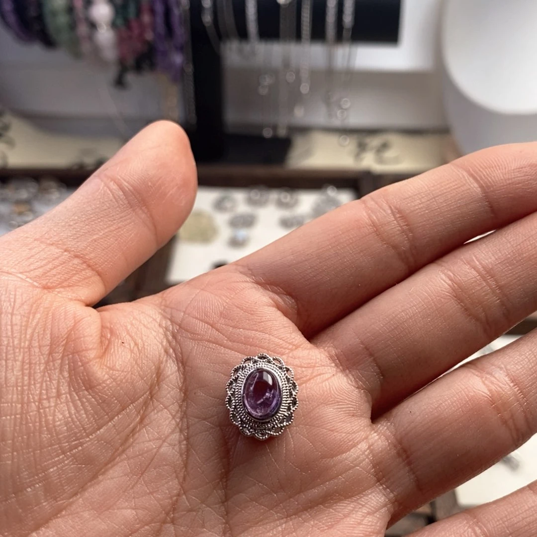 水晶吊坠盒子未镶嵌F***.