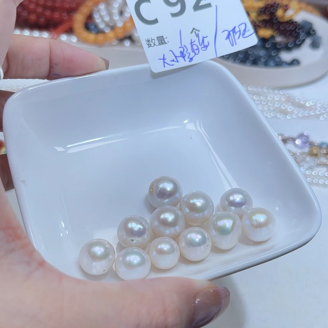 未镶嵌珠宝奇石淡水珍珠次92瑕疵。