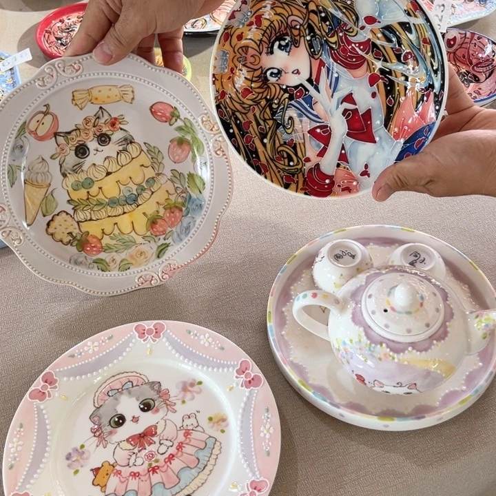 瓷片微瑕4件哈哈哈