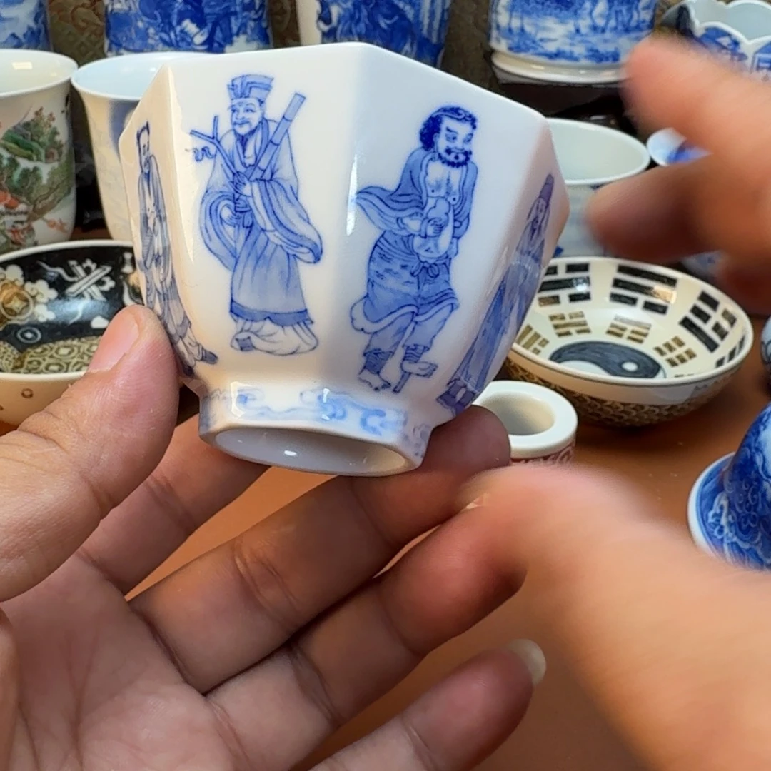 ***️杯子陶景德镇全手工手绘陶瓷