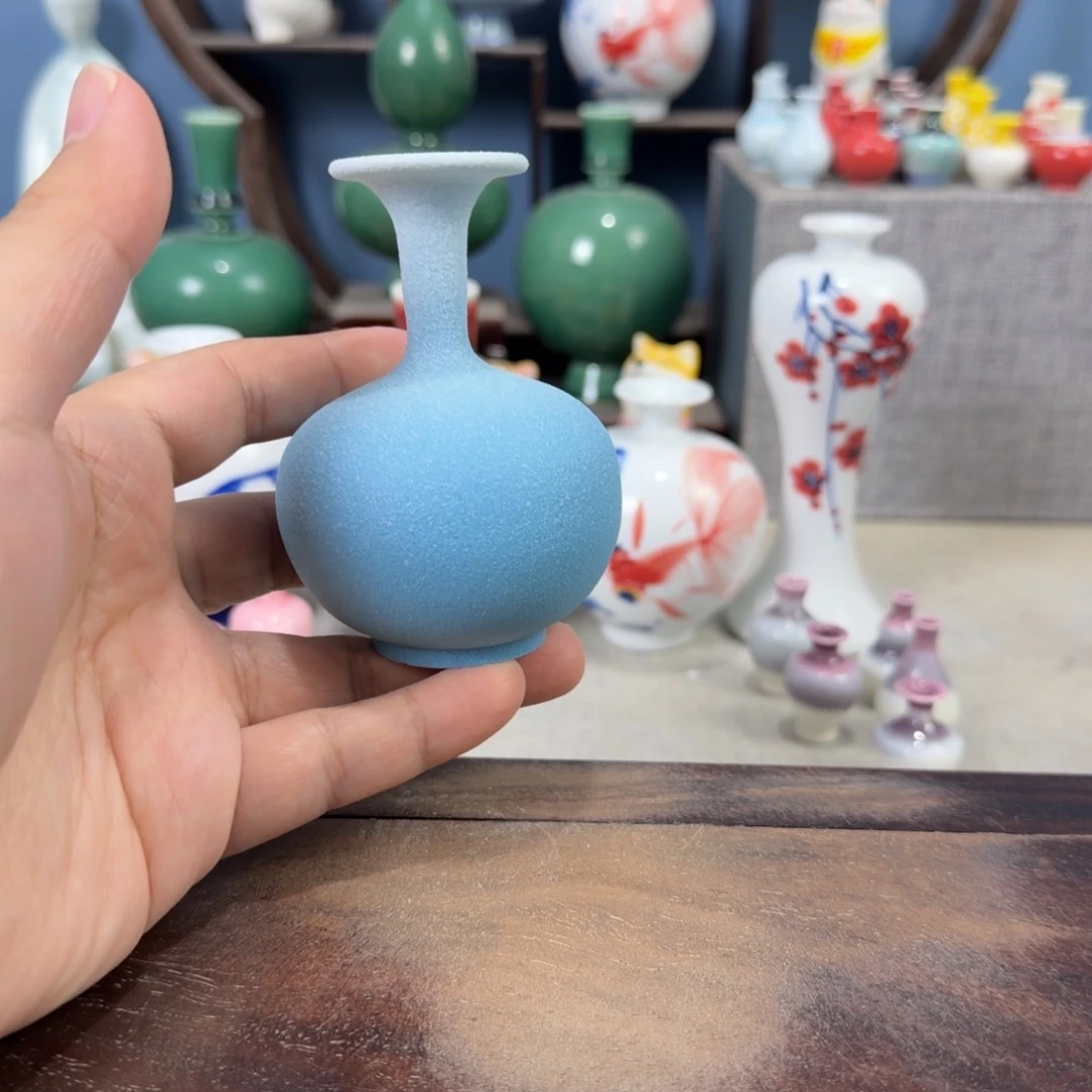 陶瓷手工小花器摆件
