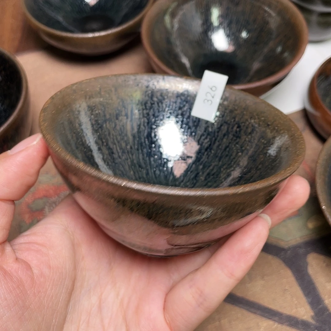 茶盏326 福临号建盏柴烧薄胎