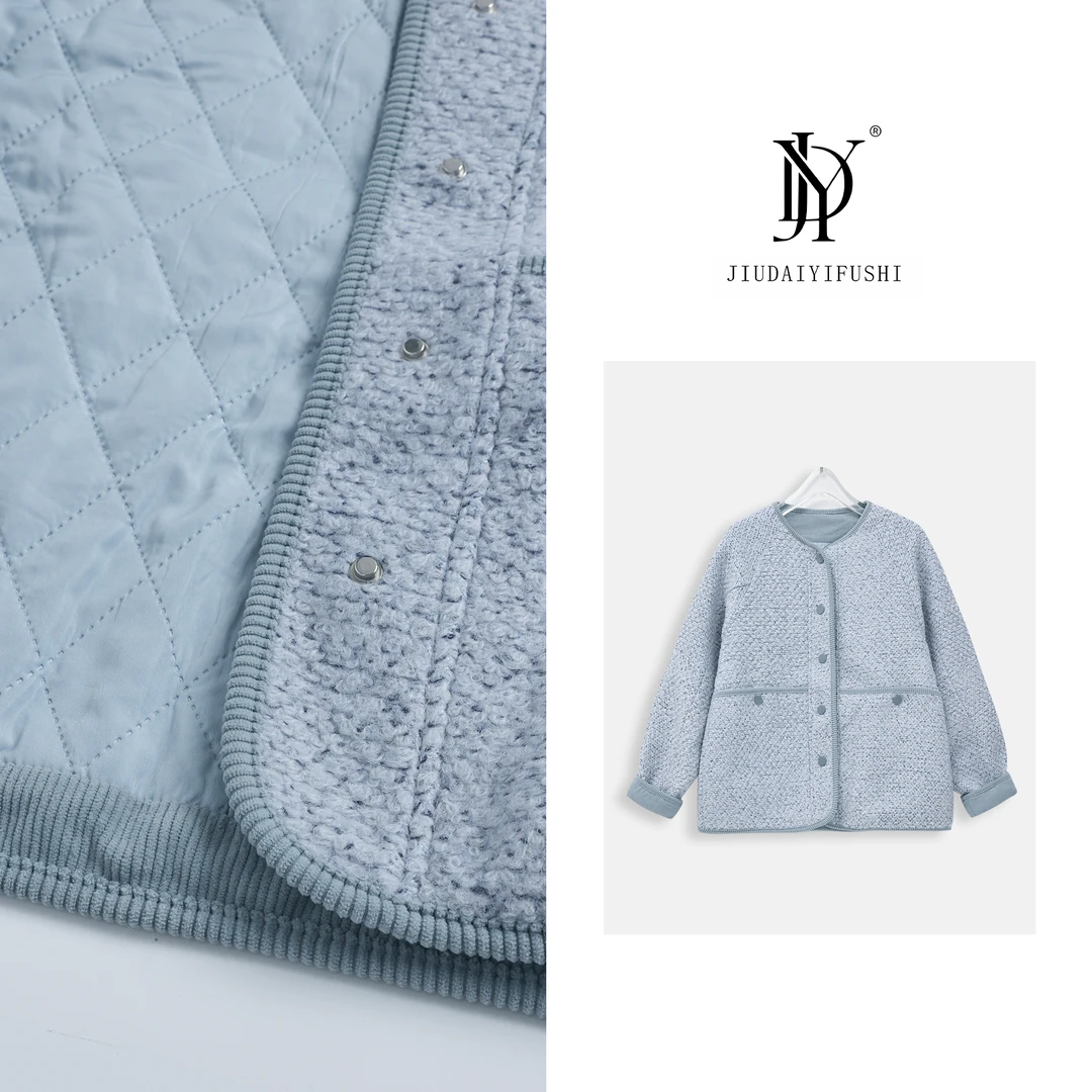 时尚设计师款宽松韩版显瘦呢子外套【12461】