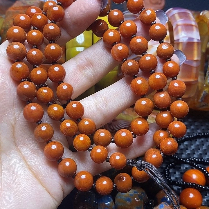 拾***）玛瑙/玉髓未镶嵌手链