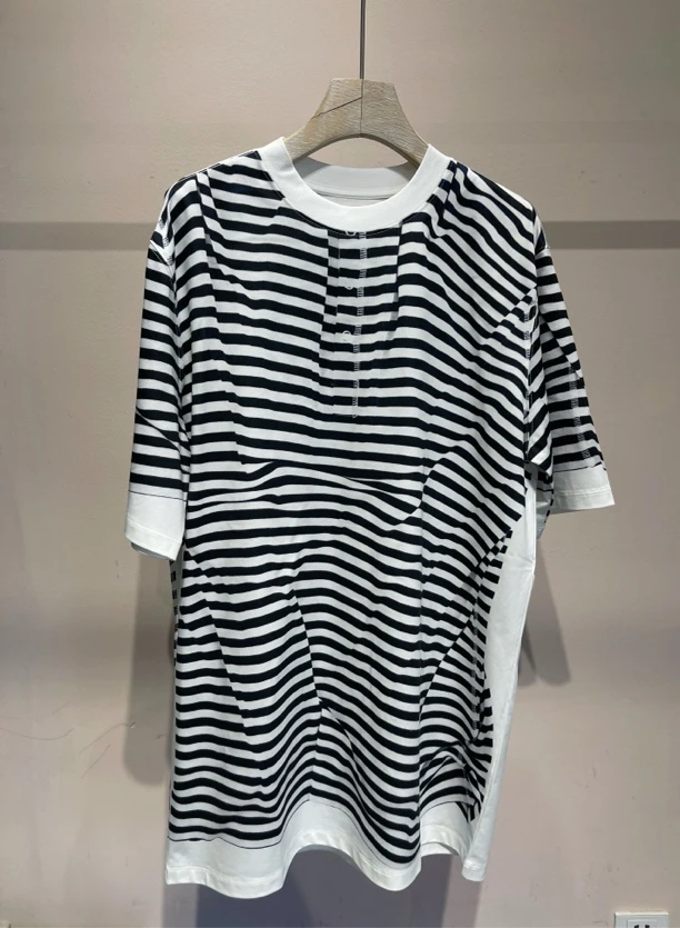 有尾｜错视印花短袖T恤Y1125213