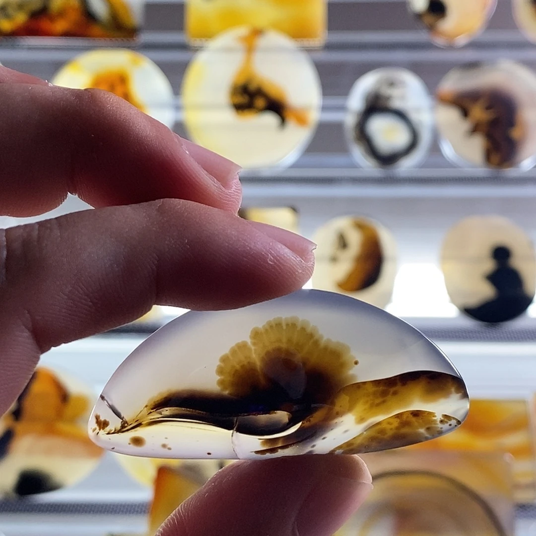 玛瑙/玉髓合金颈饰