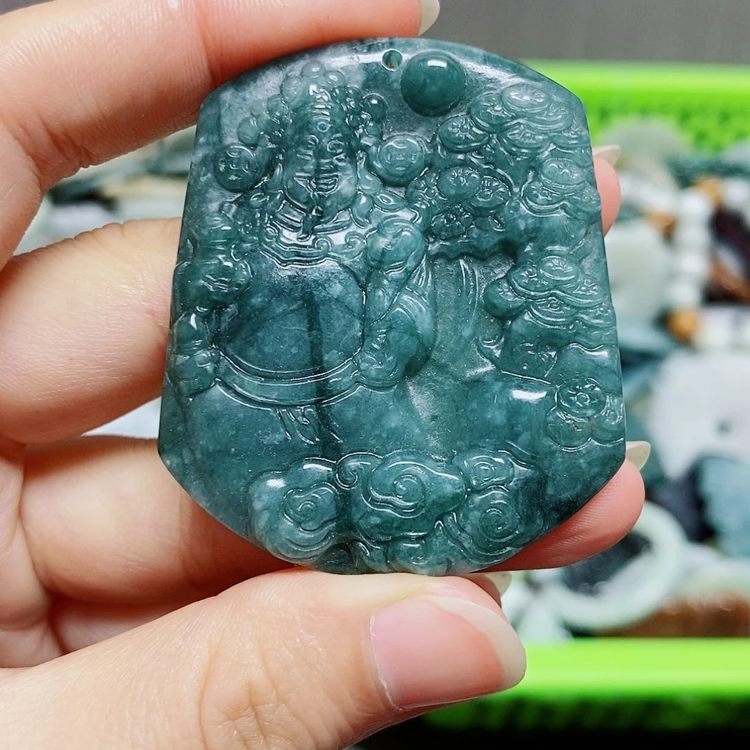 颈饰未镶嵌翡翠纯天然