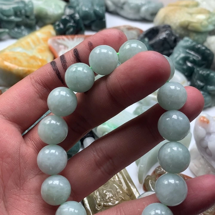 翡翠未镶嵌颈饰保真天然a货翡翠