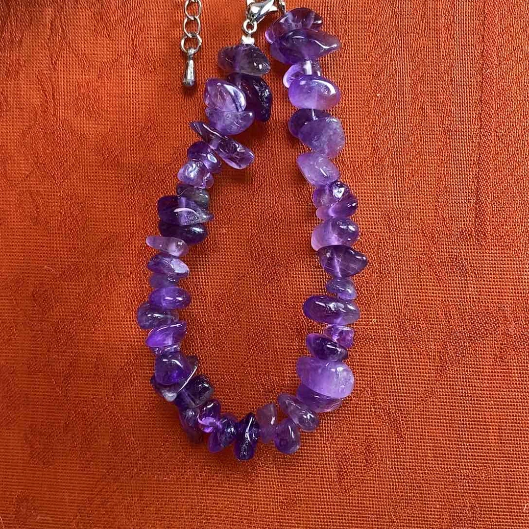紫晶手串未镶嵌手串