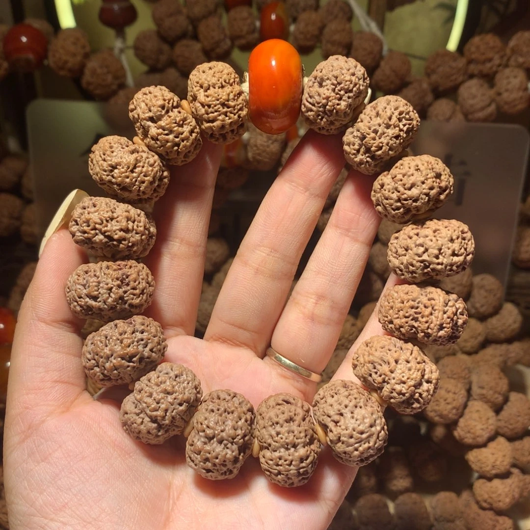 手串金刚菩提21夹板菠萝蜜