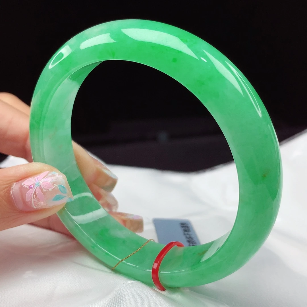 翡翠手镯未镶嵌57圈0232