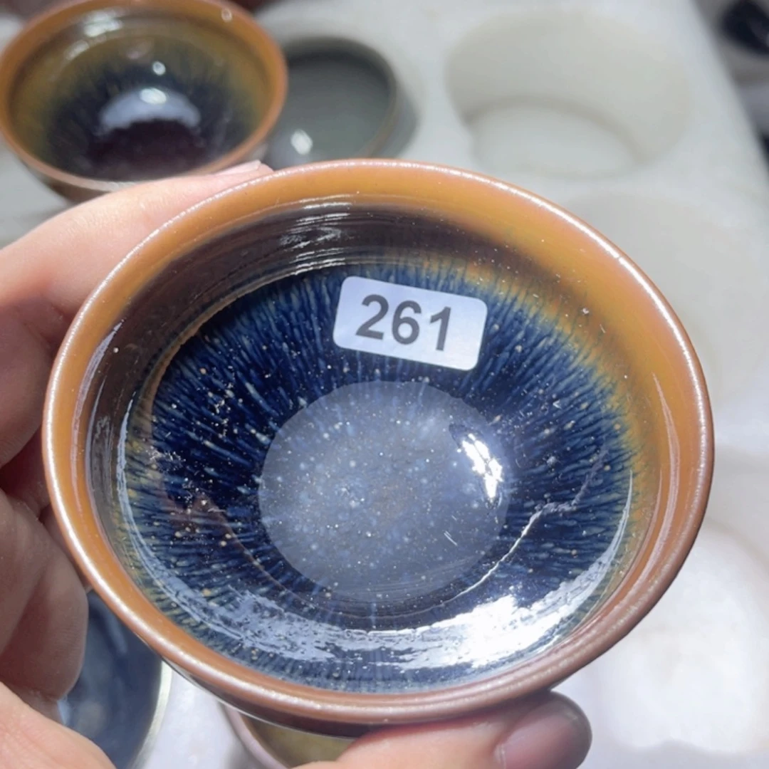 茶盏原矿原釉柴烧建盏