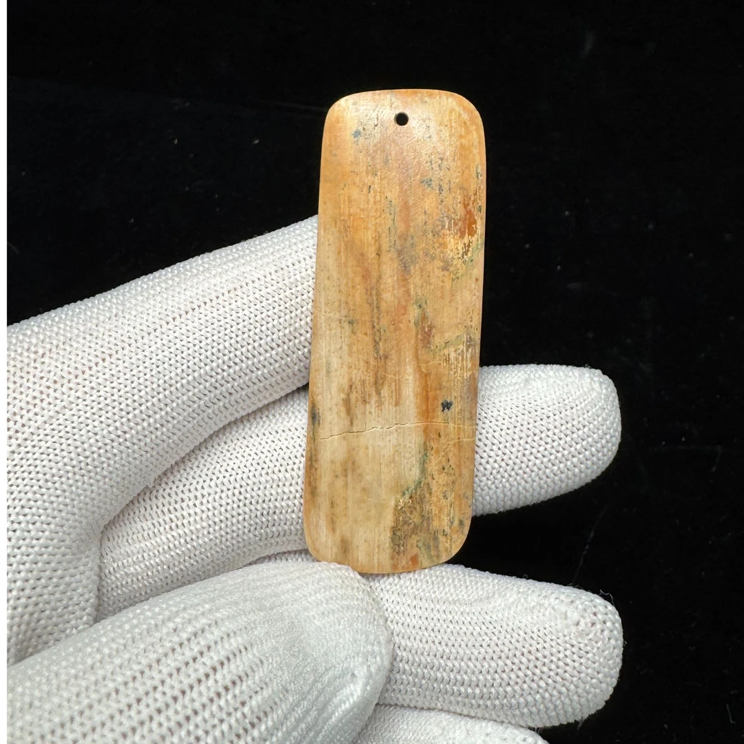 F8196天然猛犸牙牌子支持鉴定假一罚四