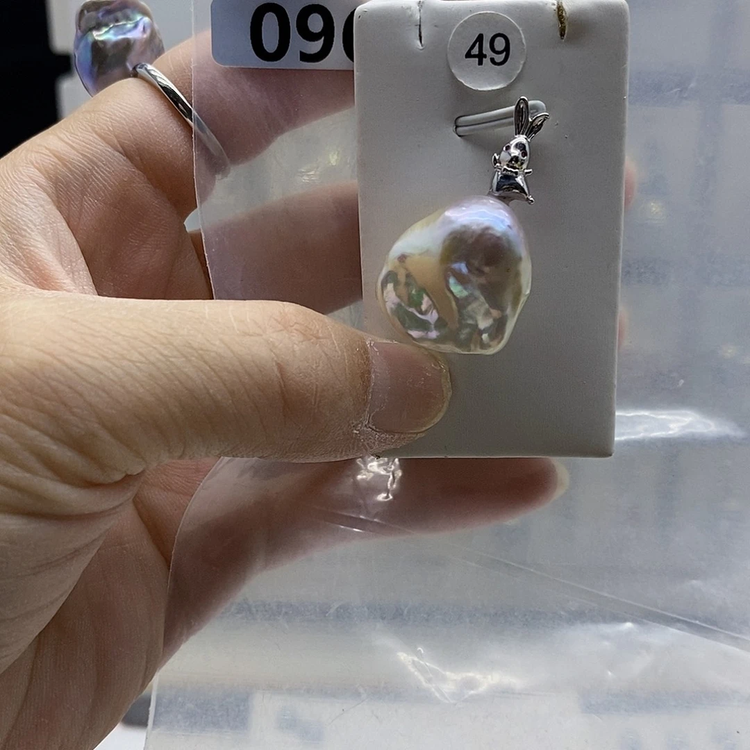 颈饰合金淡水珍珠