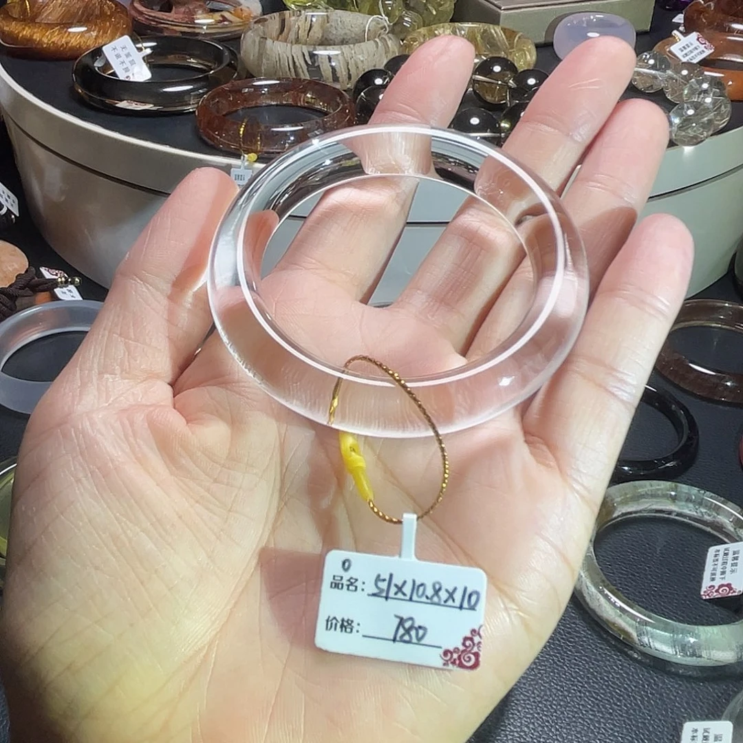 水晶手镯未镶嵌手镯