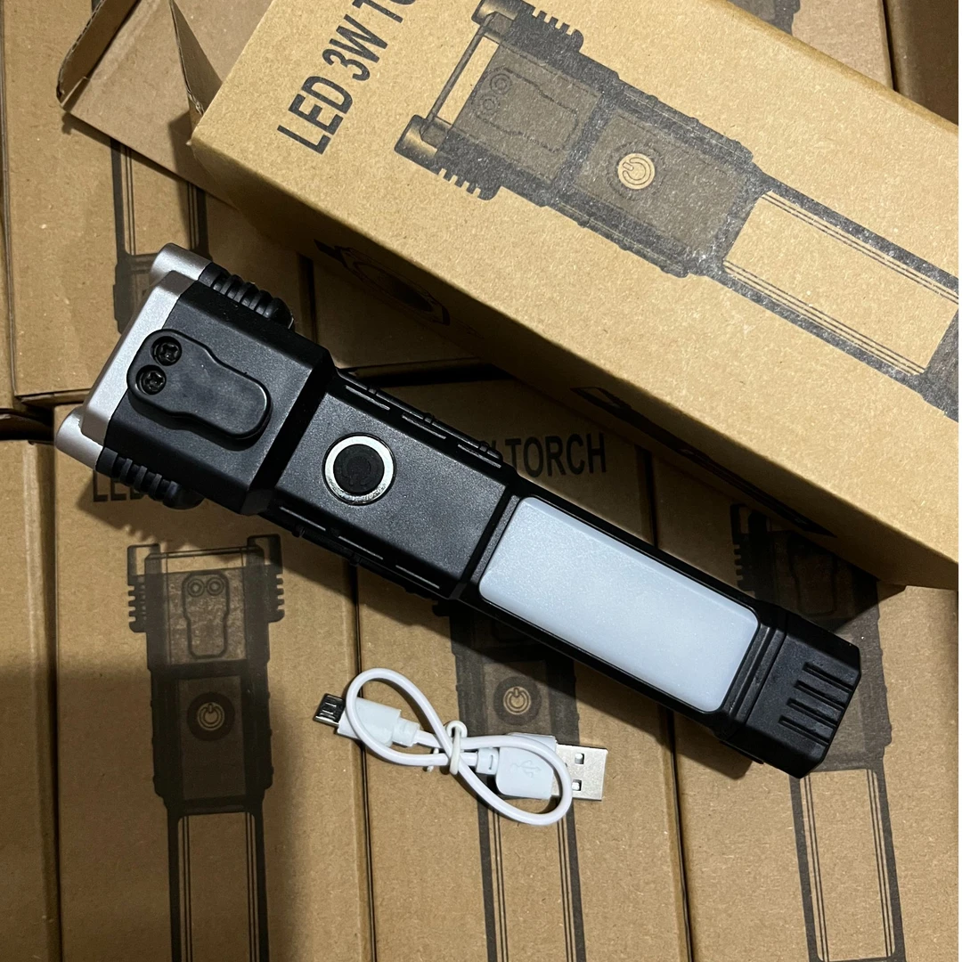 【郑总专属】多功能usb车载灯安全带手电筒应急逃生工具汽车安全锤