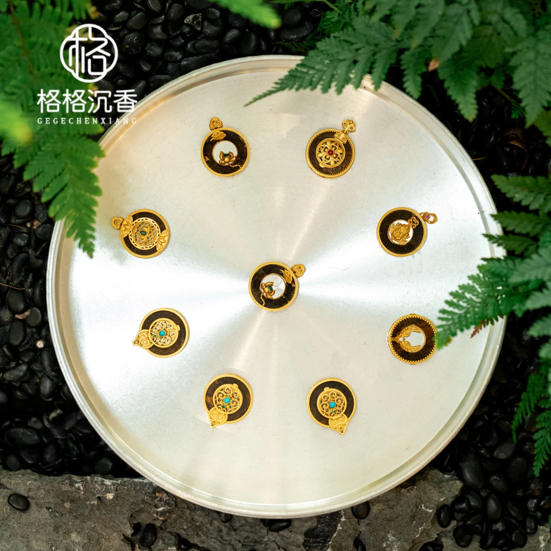 沉香越南芽庄沉水白棋楠21mm直径沉香文创合集以实际发货图片为主