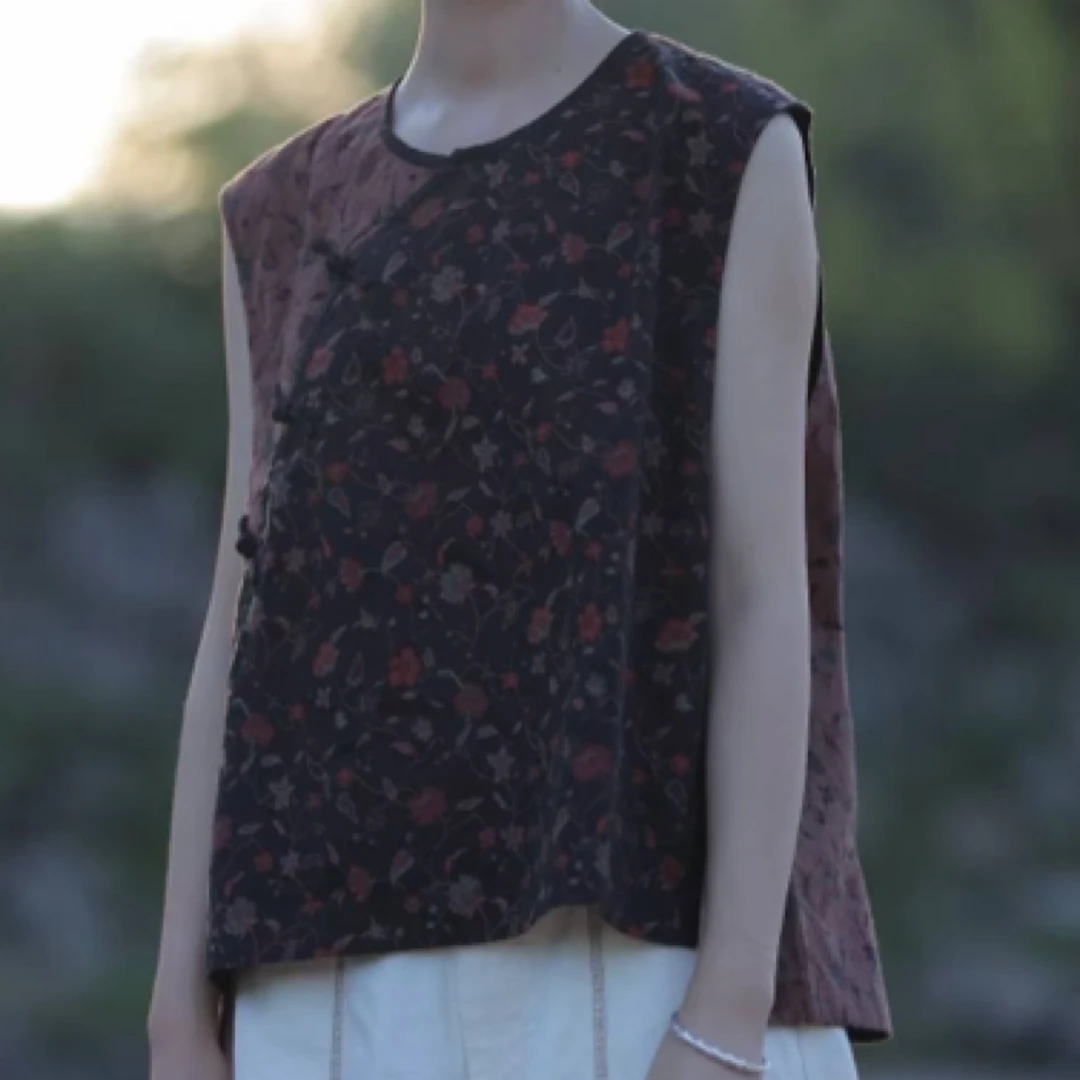 布忘初心分享 荼TU-B332055 背心 胸围116、衣长60