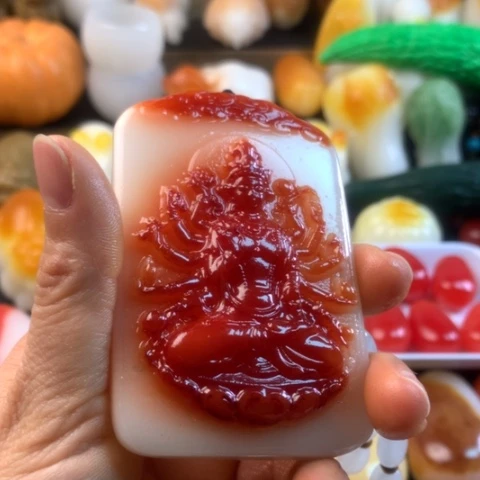 无花朵新疆戈壁五彩彩石
