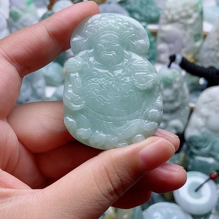 翡翠未镶嵌吊坠(不含链)1