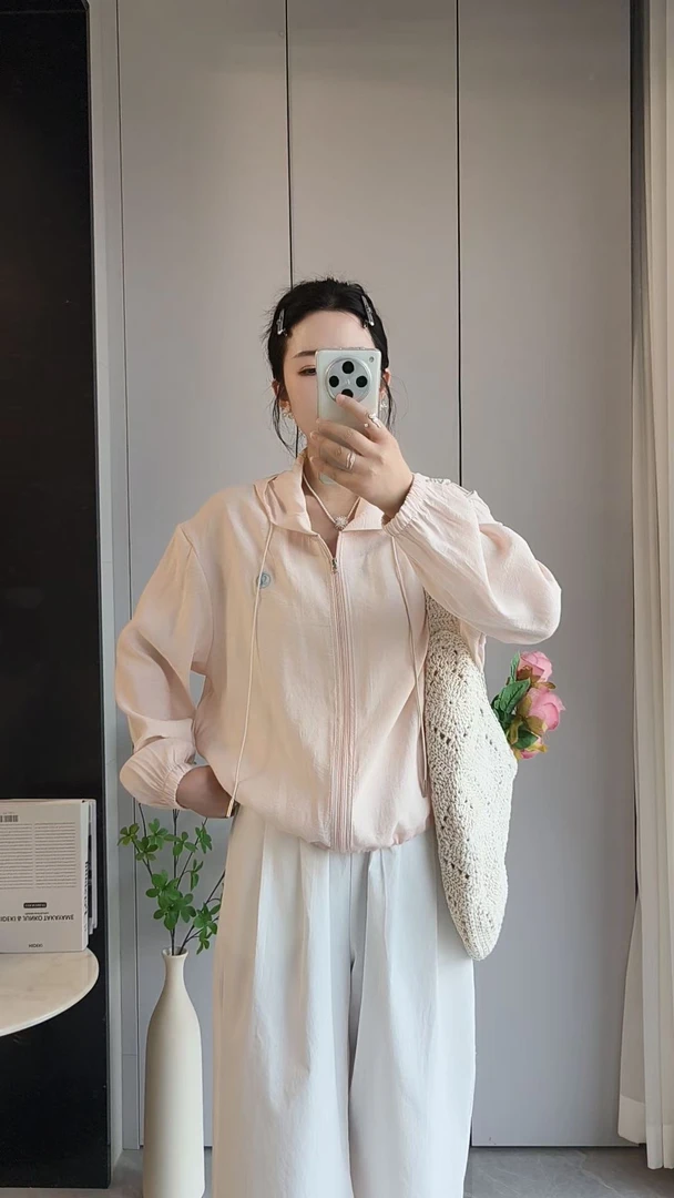 短外套针织防晒衣常规款防晒衫设计感连帽秋季小众薄款夏季