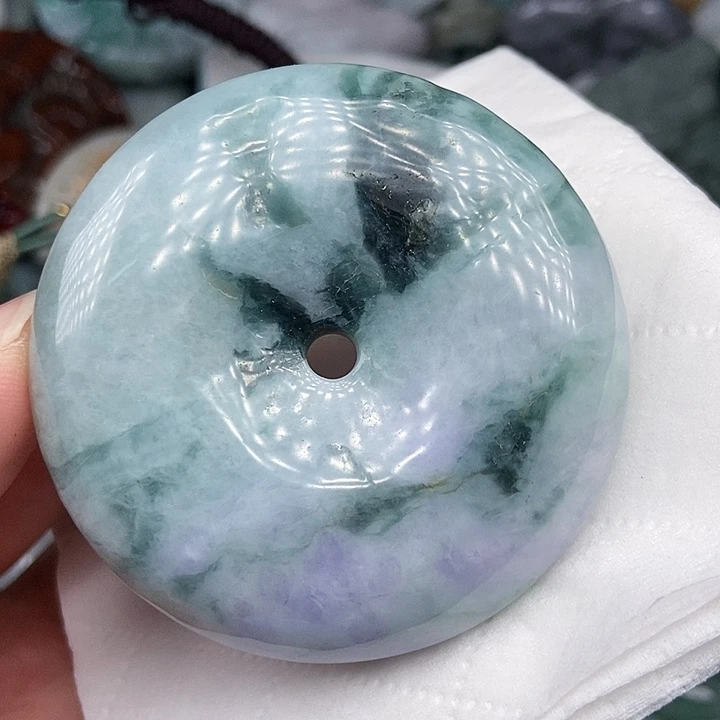 颈饰未镶嵌翡翠 翡翠