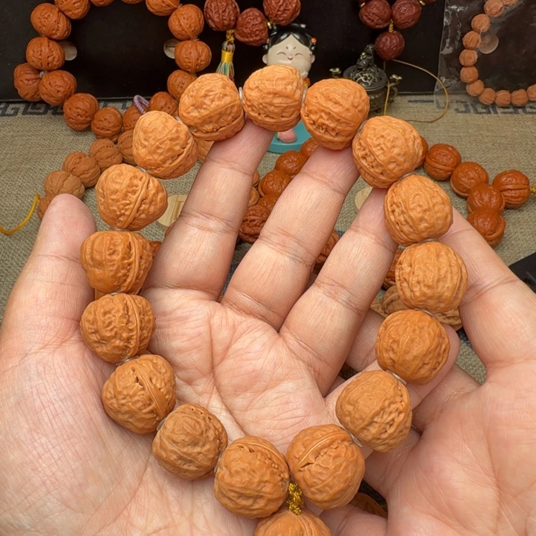 文玩核桃手串白茬手持19