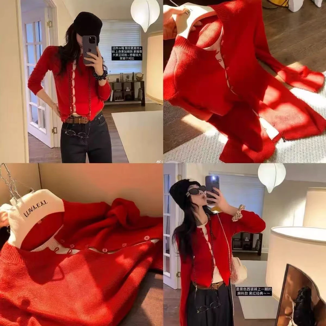 【欧洲站】假两件博主穿搭小衫