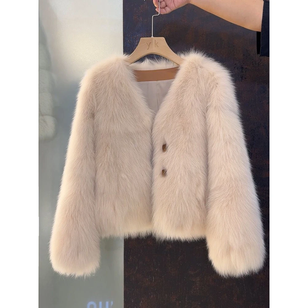 时尚新款大衣2025冬季新款时尚外套新款 好看女宽松加厚小短外套