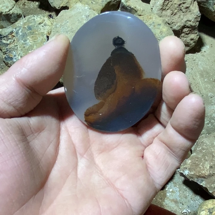 玛瑙/玉髓合金珠宝半成品吊坠