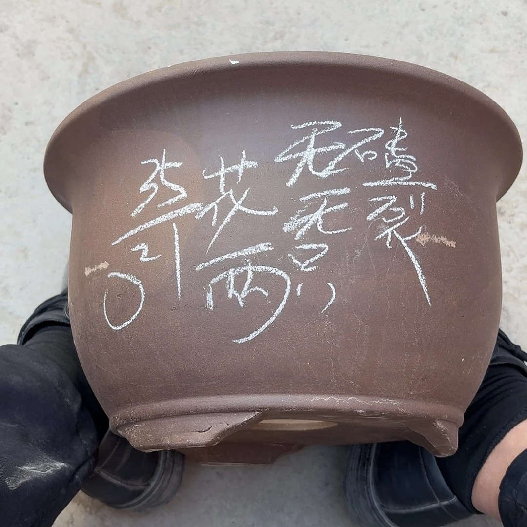 宜兴紫砂花盆，现货发