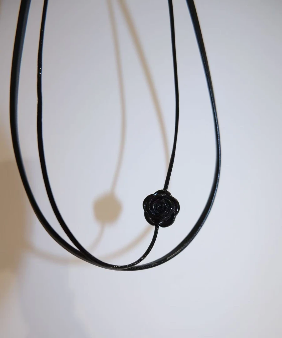 铜合金锆石项链 小众设计百搭ins项链48916