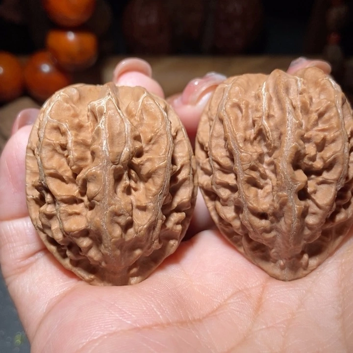 把件文玩核桃东北楸子小雪106