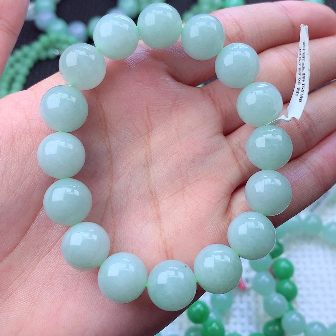 翡翠未镶嵌毛衣链