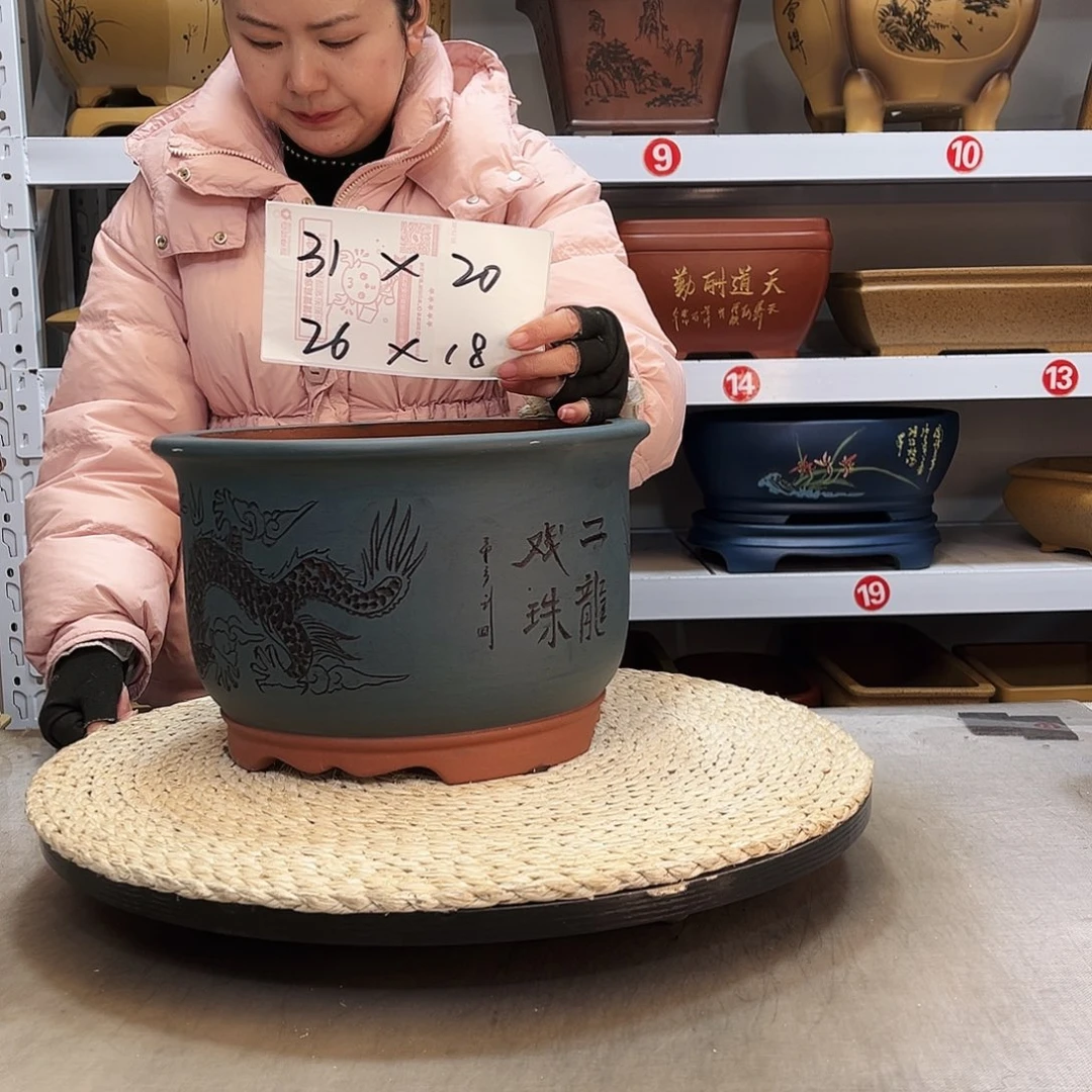 紫砂花盆紫砂花盆