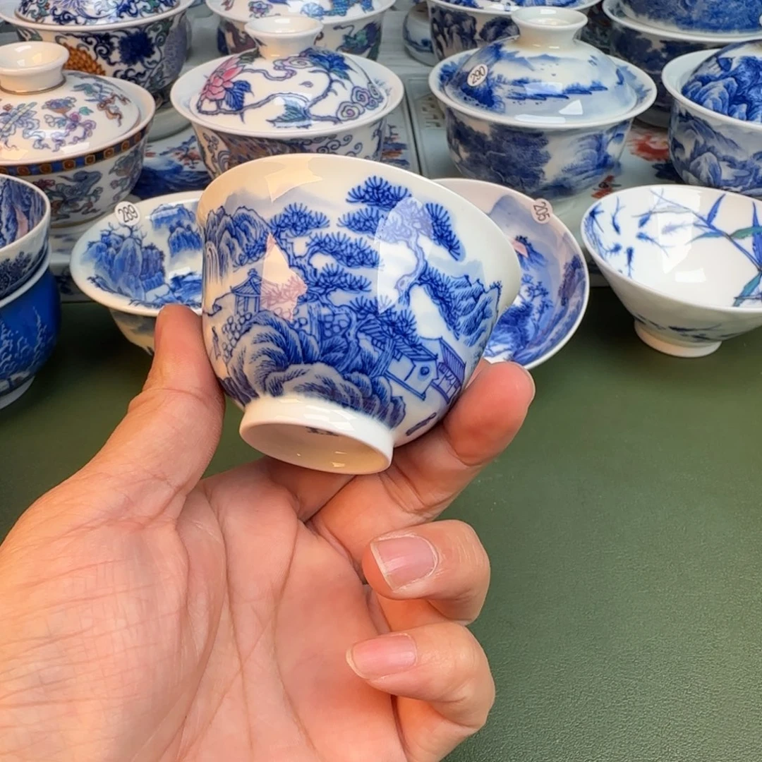 陶纯手工纯手绘茶具297
