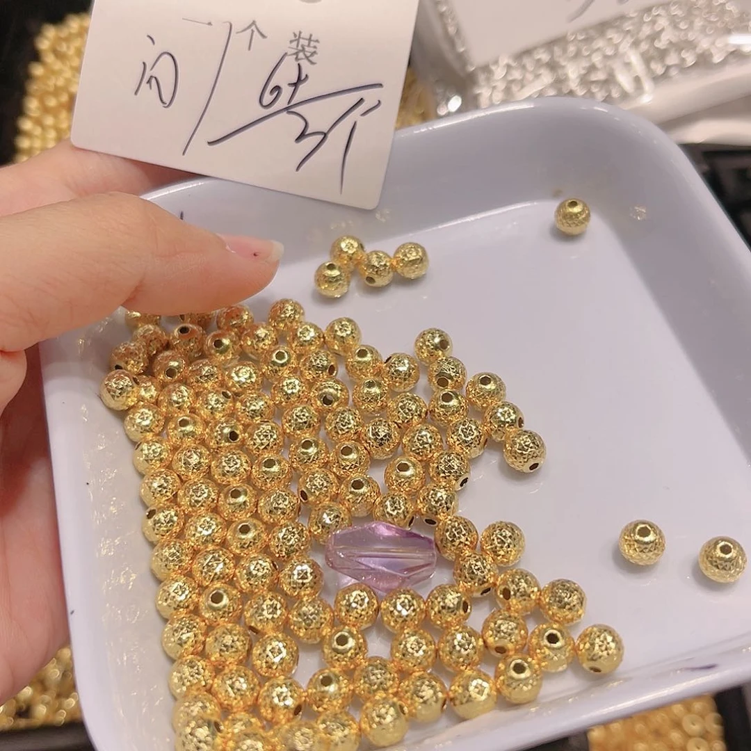紫晶珠宝半成品银S925镀金镶嵌40