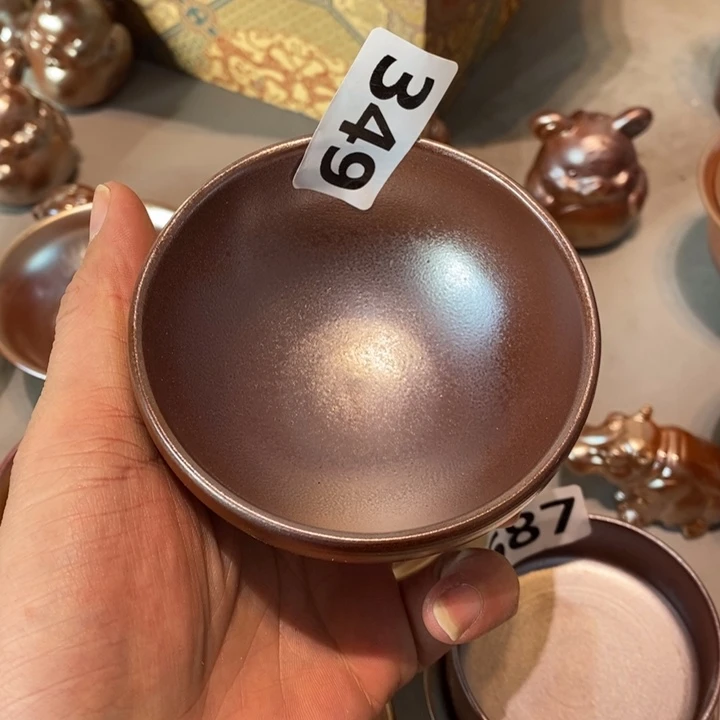 柴烧茶具陶瓷杯子