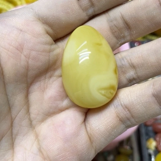 裸石蜜蜡未镶嵌吊坠