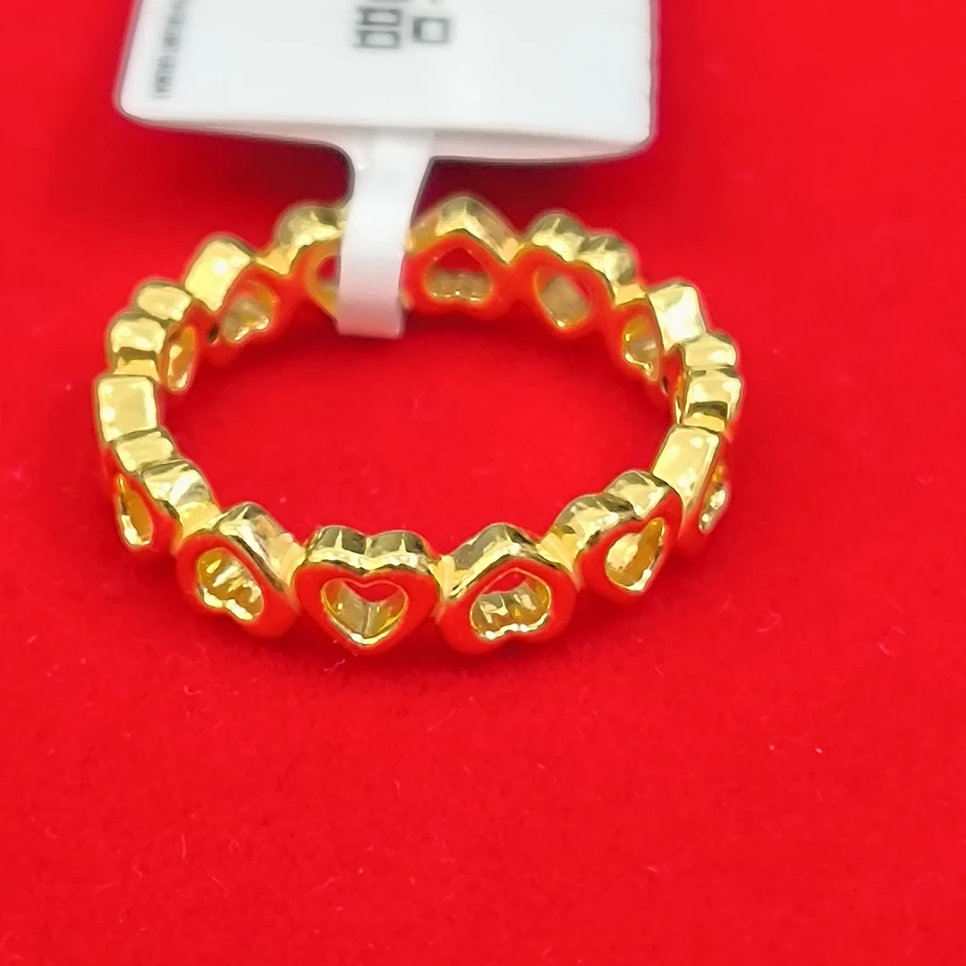 【莹莹专享】足金999 17# 爱心镂空 ZP 0.98 攒金有道