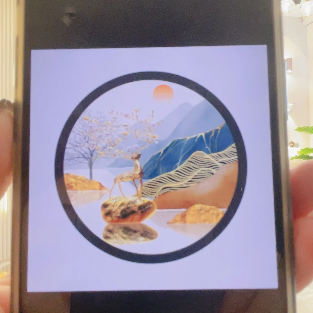 40CM前程似锦，三色变光一盏