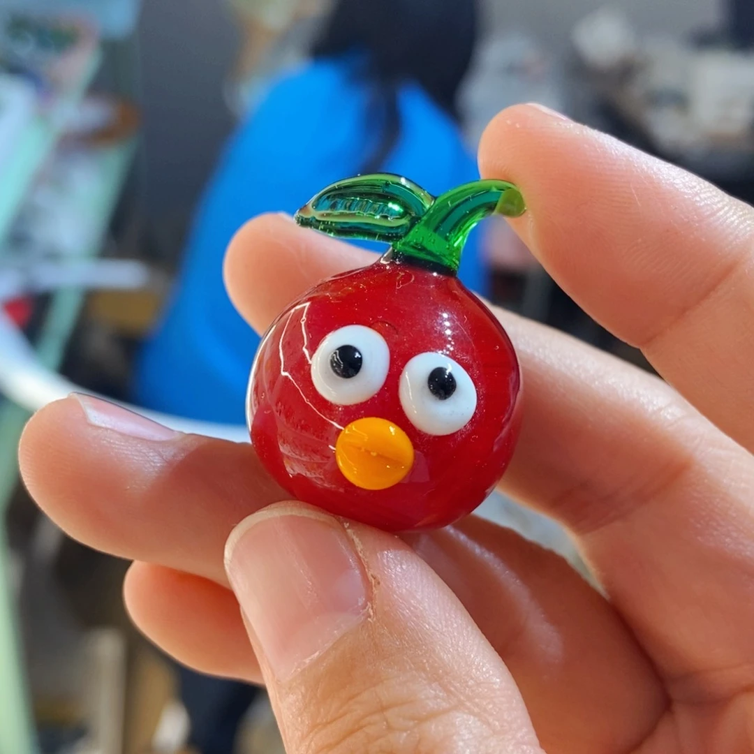 琉璃手工艺品西红柿