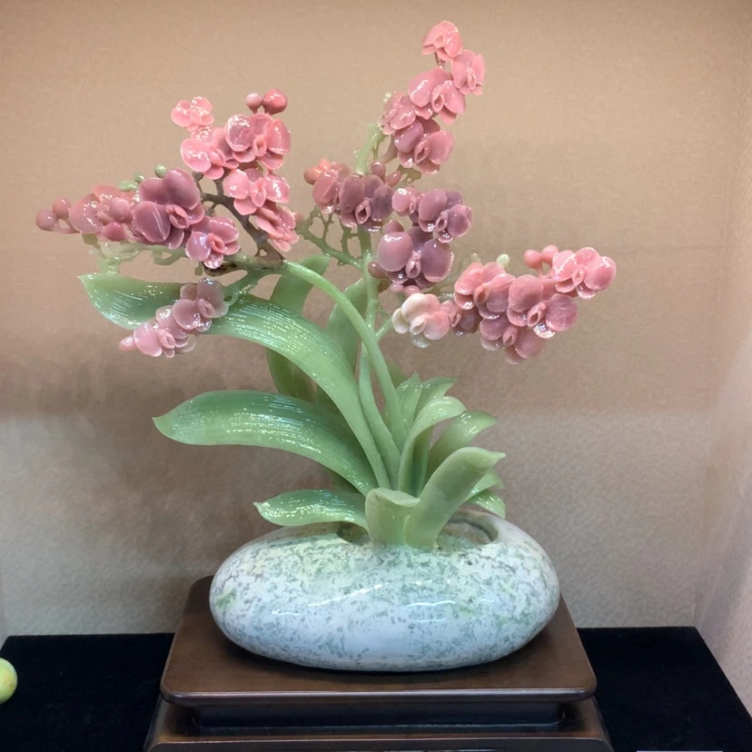 【闪购商品】合金蛇纹石玉摆件覆膜