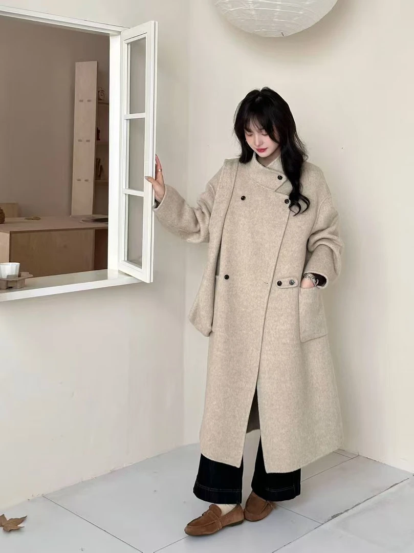 韩版双面呢毛呢外套(TW)