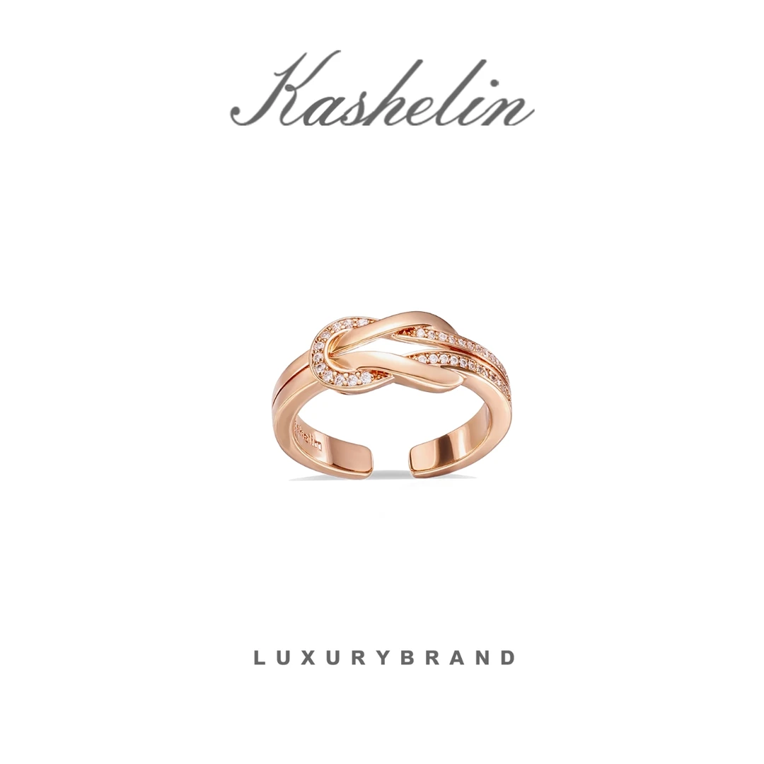 KS 法★【限量福利】Kashelin设计师款马蹄戒指~8635