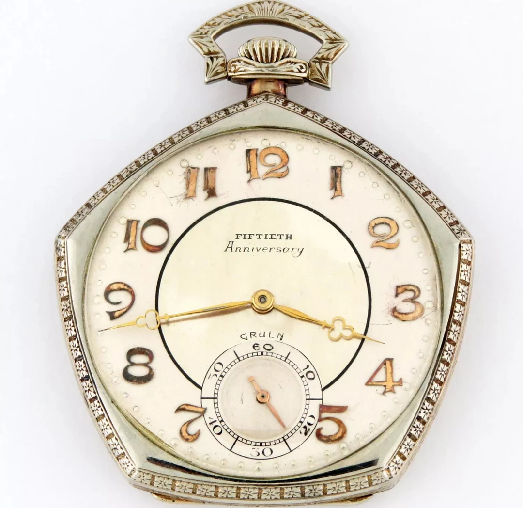 收藏级欧洲回流高度复古古董怀表中古怀表精美古董表彩绘古董表