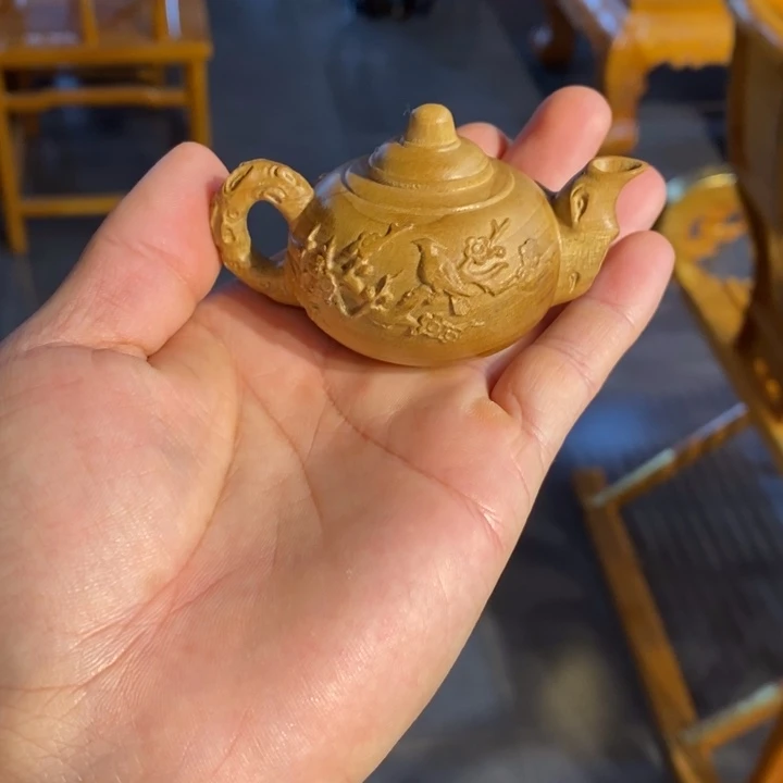 楠木手把件把把壶一个
